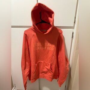 Fear of God Essentials Hoodie “Coral” - FW22